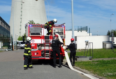 Energetici v Dukovanech zahájili sérii letošních cvičení pěkně zostra