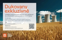 ČEZ na prázdniny nabízí návštěvníkům speciální prohlídky Jaderné elektrárny Dukovany